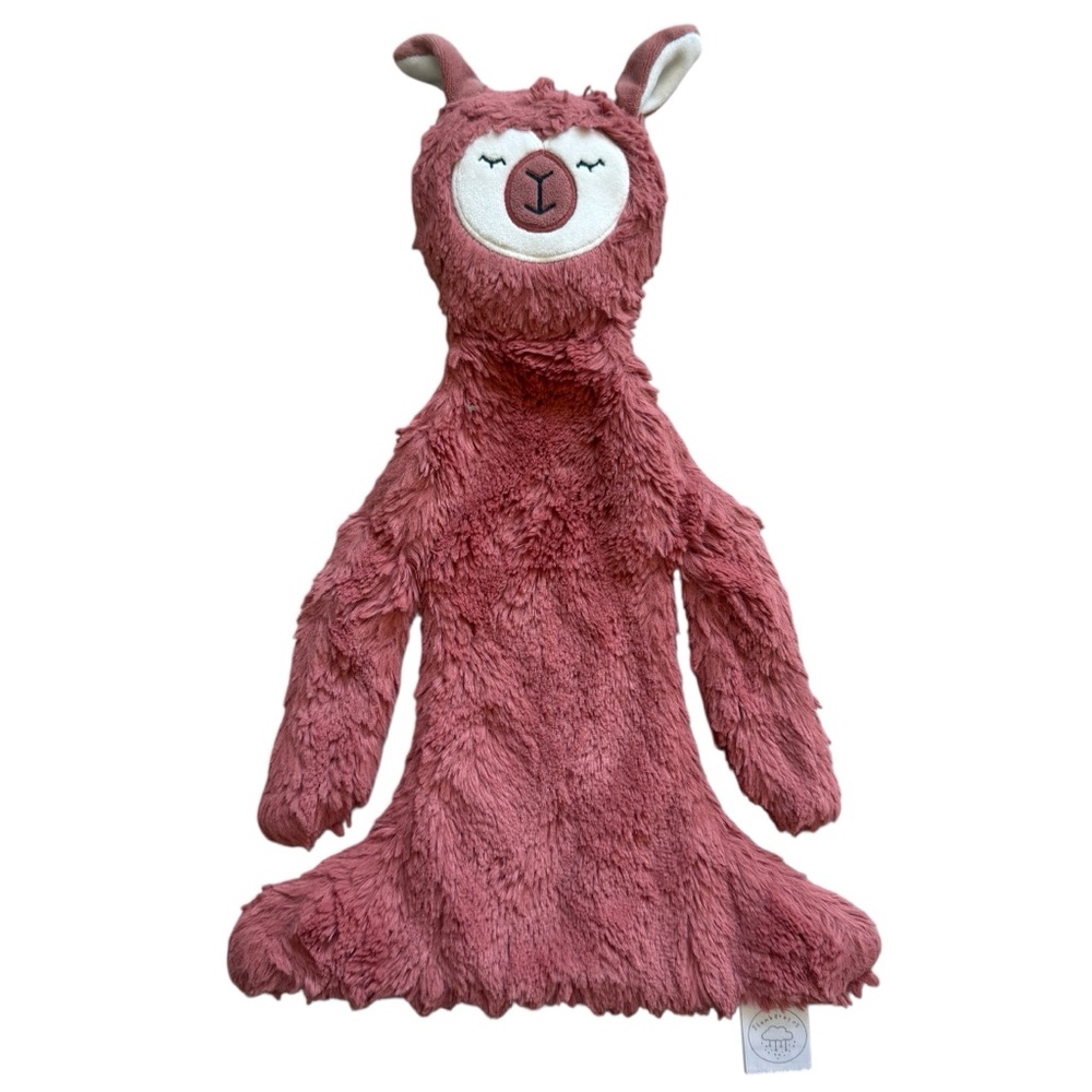 Slumberkins Alpaca Lovey Snuggler Copper Red Security Blanket Soft Baby Comfort